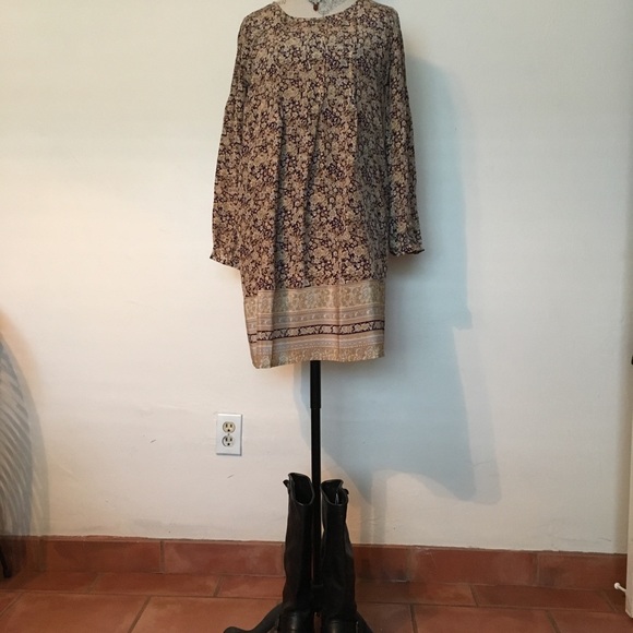 Lucky Brand Floral Border Dress NWT XS - Picture 7 of 7